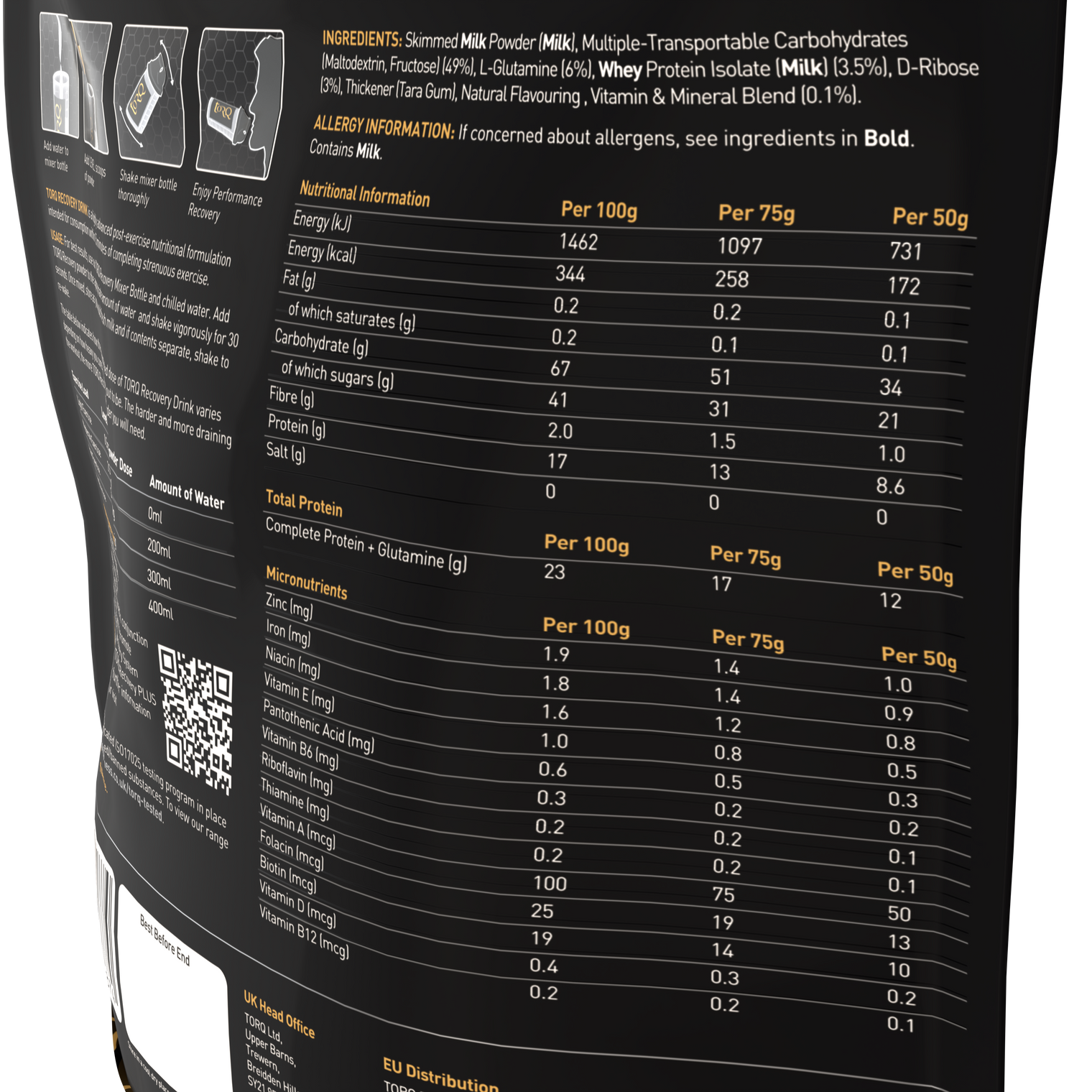 Recovery Cookies & Cream 500g