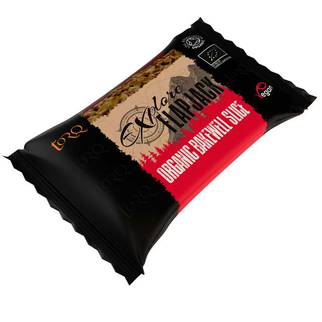 EXPLORE Organic Bakewell Slice Flapjack (Single)