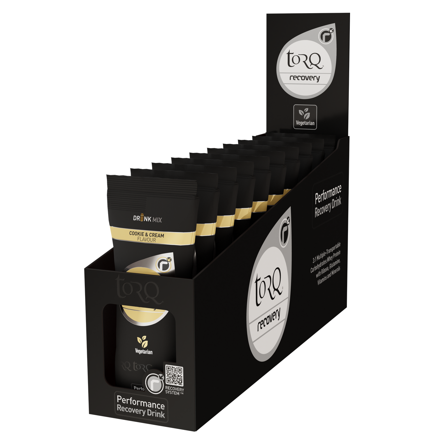 Recovery Cookies & Cream Sachet 50g (Box 10)