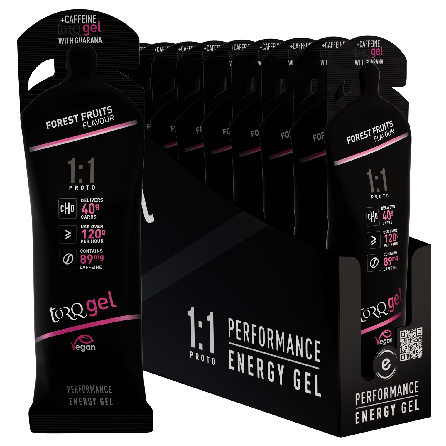 1:1 PROTO GEL Forest Fruits with Guarana (Box 12)